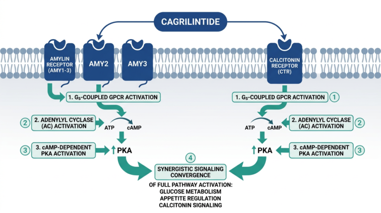 Cagrilintida: Union a Receptores de Amilina y Mecanismos In Vitro