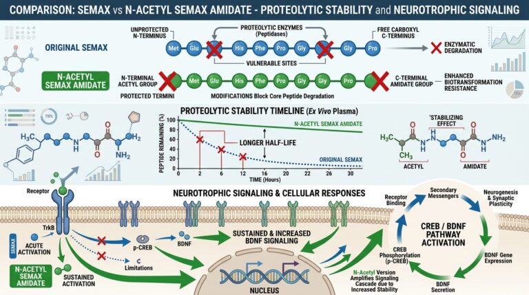 Neurobiologia In Vitro: Evaluacion Estructural de Semax vs N-Acetil Semax Amidate
